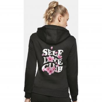 Miss Tee Women's Self Love Club Black Hoodie