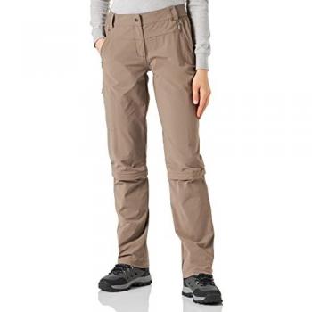 Vaude Women's Farley Stretch T-Zip Capri Pants - Brown - Size 38