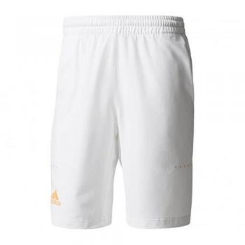 Adidas performancepantaln corto de deporte whiteglow orange