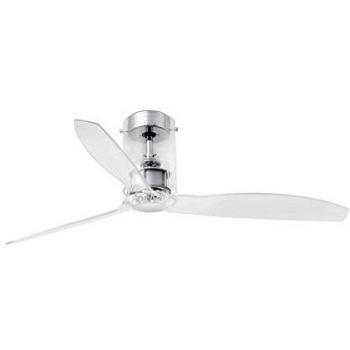 Faro Barcelona 33393 - MINI TUBE FAN Ventilador de techo sin luz, transparente