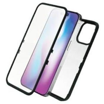 Funda 360° de cristal templado ultrarresistente transparente para iPhone 14 Pro
