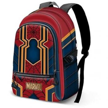 Mochila Drop Spiderman Marvel 44cm adaptable, Karactermania Mochila Marvel Spiderman Drop Fan Fight 2.2, Mochila fight fan 2.2 Spiderman drop Marvel Karactermania rojo, Spiderman Drop