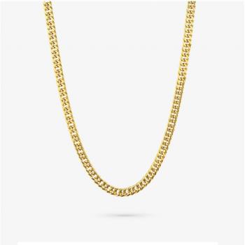 Collar Radiant de acero dorado para hombre modelo Boxer RH000064