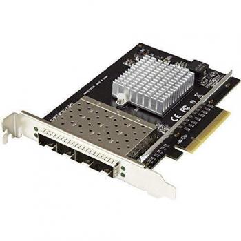StarTech.com SFP+ Server Network Card, 4 Port Nic Card, Intel XL710 Chip, PCIe Network Card, 10 Gigabit Ethernet Card