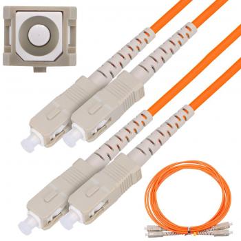 Extralink EX.3715 Cable de Fibra Óptica SC FTTH OM2 3m Rojo