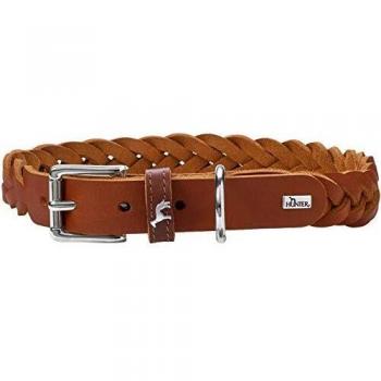 Collar para Perro Hunter Solid Education Cognac (33-48 cm)