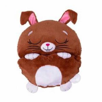 Cojín 2 en 1 Conejo Dormi Locos con diseño de conejo, funcionalidad de cojín y saco de dormir, tamaño grande, ideal para niños