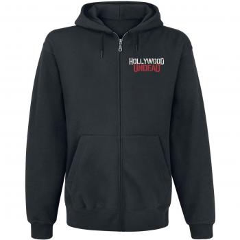 Hollywood Undead Dirty V Sudadera capucha con cremallera Negro M