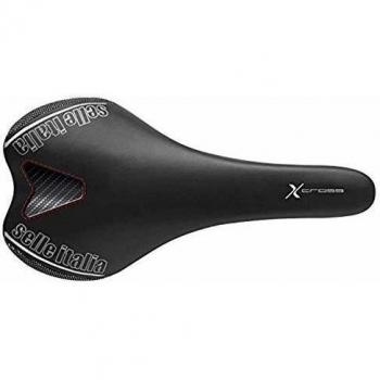 Selle Italia SLR X-Cross S1 Sillín, Unisex Adulto, Negro, Talla Única