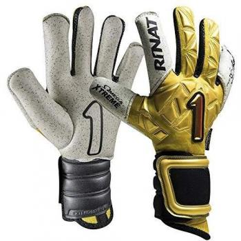 Rinat Fenix Quantum Gold Guante De Portero, Unisex Adulto, Negro/Oro, 10