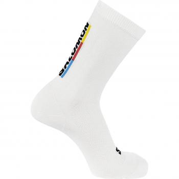 Calcetines de running unisex Pulse Race Flag Crew Salomon