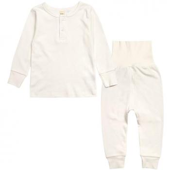 Paisdola Conjunto de pijama para niños, pijama de manga larga de algodón de invierno, casa, disfraz, ropa de noche