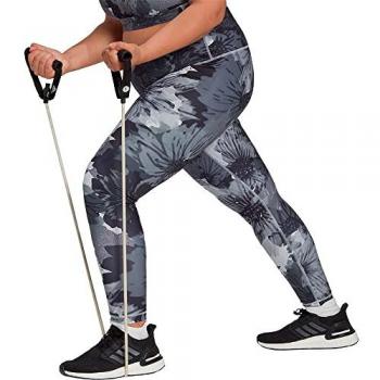 Adidas Mallas Essentials Printed High-waisted Big Leggings Gris 3X Mujer