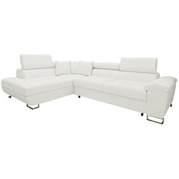 Sofá rinconero Comfivo 290, con función de descanso y caja de ropa de cama, dimensiones 270x202x71cm
