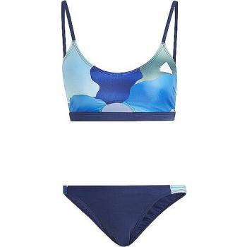 Bikini de natación adidas camuflaje mujer azul tamaño 38