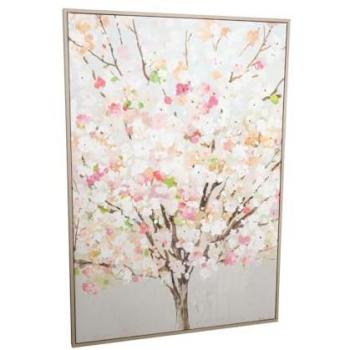 Lienzo Poliestireno Madera MDF Árbol 70 x 100 x 3 cm