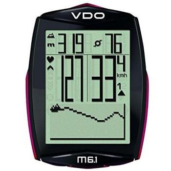 VDO Cyclecomputing M6.1 Wireless Bicycle Computer Negro - Ordenador para Bicicletas