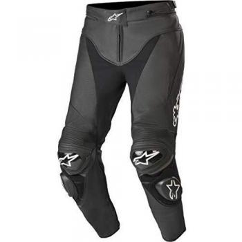Alpinestars Track V2 Black Leather Motorcycle Pants - Size 56