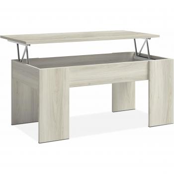 Inhome 62041TR - Mesa de Centro elevable, mesita Auxiliar salón, Acabado en Color Shamal Modelo Stand, Medidas: 100 x 50 x 45 cm de Alto