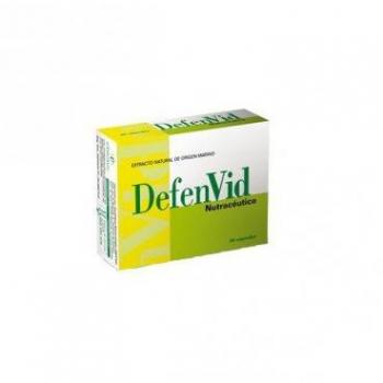 DefenVid 30 cápsulas - Ebiotec, suplemento alimenticio, contiene vitaminas y minerales que apoyan el sistema inmunológico, formulado con ingredientes naturales, libre de gluten y lactosa