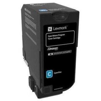 Cartucho de tóner original Lexmark 74C20C0 Cian