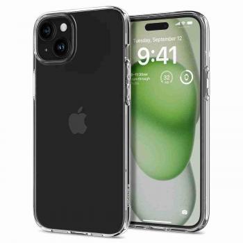 Funda Spigen Liquid Crystal para iPhone 15 Plus - Transparente