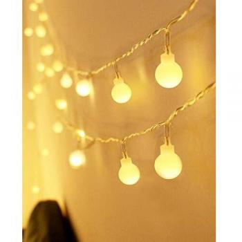 Kolpop Guirnalda Luces Led, 8M 80 LED Guirnaldas 8 Modos Led Luces, Luces Led Decorativas Guirnalda Led Pilas Decoracion Pilas para Exterior, Interior, Jardines, Casas, Boda, Fiesta de Navidad