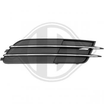 Rejilla de Ventilación para Parachoques DIEDERICHS 1028038, Compatible con AUDI A6 C7 Avant sin Proyector Antibrouillard