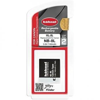 Hähnel HL-8L - Batería Li-Ion para Canon NB-8L, 3.6V, 740mAh