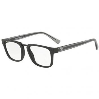 Emporio Armani MATTE BLACK WITH DEMO LENS