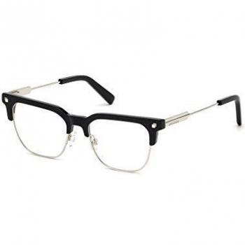 DSQUARED2 Gafas anteojos DQ5243 B01 marco negro de plástico del tamaño de 49 mm de gafas de sol unisex