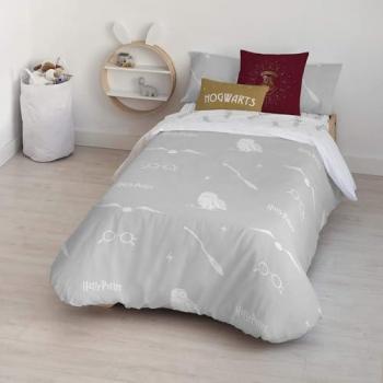 Funda Nórdica Harry Potter Potter Universe Multicolor 180 x 240 cm Cama de 105, 100% algodón, 175 hilos, ligera y confortable, con botones, licencias oficiales