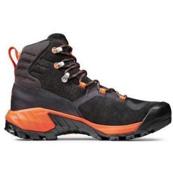 Botas de Alpinismo Mammut Sapuen High GTX (Negro/Rojo Caliente) hombre