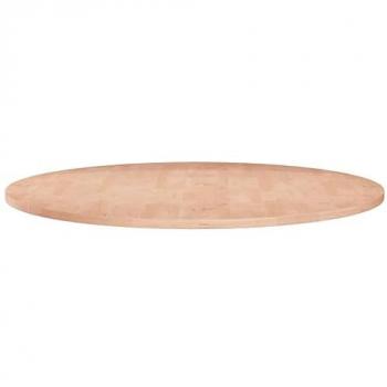 vidaXL Round Table Top 60x1.5 cm Solid Wood Oak