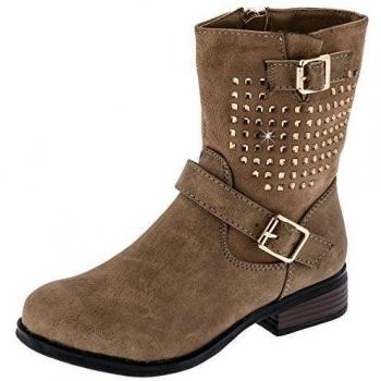Unbekannt - Botas de Material Sintético para niña Varios Colores #772 Beige