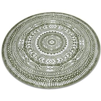 Alfombra Divertida Napkin Circular Verde - 140 cm