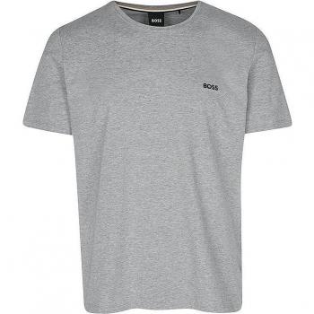 BOSS Hombre Camiseta Mix & Match T-Shirt R Gris - Loungewear de Algodón Elástico con Logo