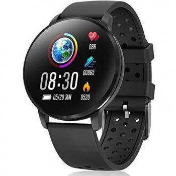 CatShin Smartwatch, Reloj Inteligente para Hombre Mujer, IP68 Impermeable Reloj de Fitness con Podómetro Pulsómetros caloría, Pulsera Actividad Inteligente para Android iOS