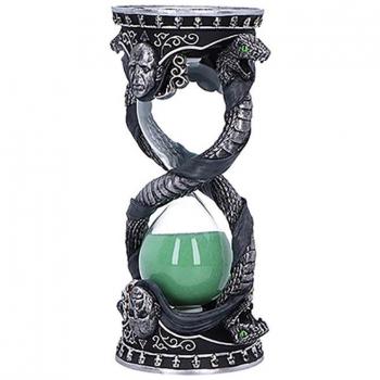 Reloj de Arena Nemesis Now Lord Voldemort, Resina, Plata, 18,5 cm