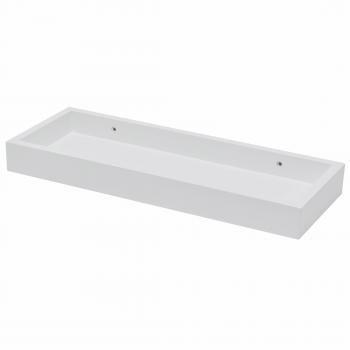 Estante DL moderno 40X15 cm blanco