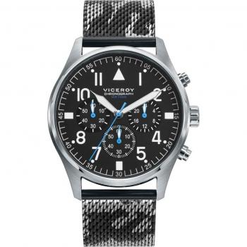 Reloj Viceroy Beat de hombre con cronógrafo y malla milanesa