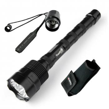 TrustFire Super Brillante de 3800 Lúmenes 3 x CREE XM-L L2 LED,Linterna Con Interruptor a Presión Remoto