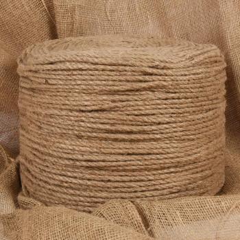 Cuerda de Yute Natural de 250 metros de longitud y 8 mm de grosor