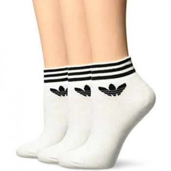 adidas Trefoil Ankle - Calcetines para hombre, color blanco, talla 39-42