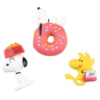 Set de 3 Imanes para Nevera Snoopy - Figuras Magnéticas 3D (5x6x2 cm) | Decoración Hogar y Oficina - Merchandising Oficial
