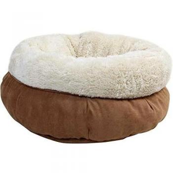 ALL FOR PAWS Cama Donut Lamb Cat, Color Beige