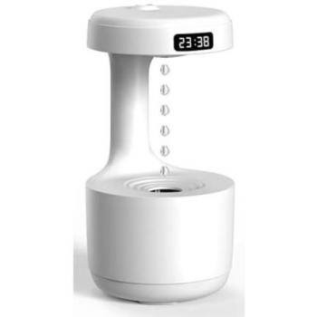 Humidificador Antigravedad Difusor de Aromas con Reloj y Gota de Agua Aromaterapia