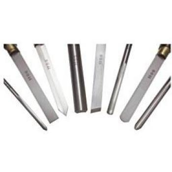 Set HSS profesional de 8 herramientas de tornear banco de tornero formón gubia