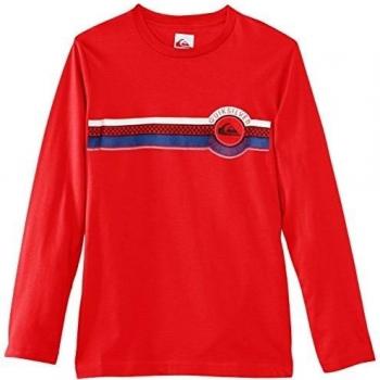 Quiksilver LS Bright T Yth D6 - Camiseta para niño, color rojo, talla M/12