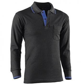 Juba M118994 - Polo manga larga pique con bolsillo talla m